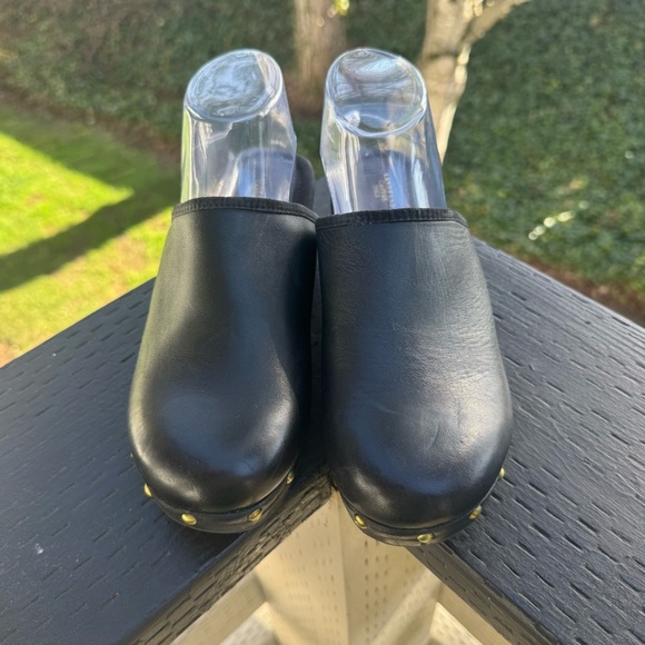 Lands End Canvas 1963 Women’s Black‎ Faux Leather Slip On Loafers Size 8 - Picture 3 of 9